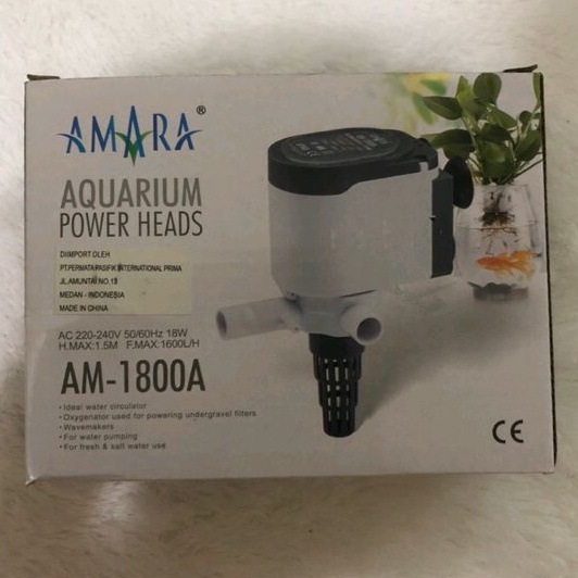 MESIN POWER HEAD AQUARIUM AMARA AM-1800A