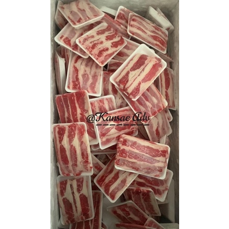 

Slice Beef Premium US Shortplate Juicy Murah