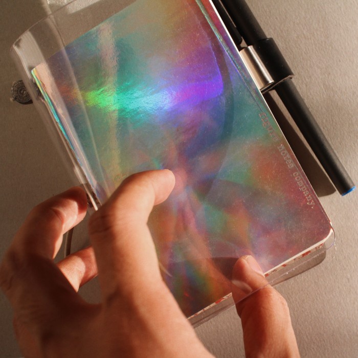 

Figure Notes Traveler'S Journal Pvc Hologram Notebook