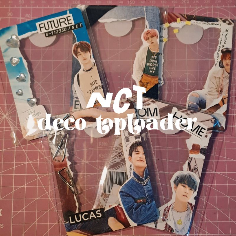 DECO TOPLOADER FROM OFFICIAL ALBUM NCT STICKER JAEHYUN TAEYONG SUNGCHAN LUCAS  HAECHAN JISUNG MARK