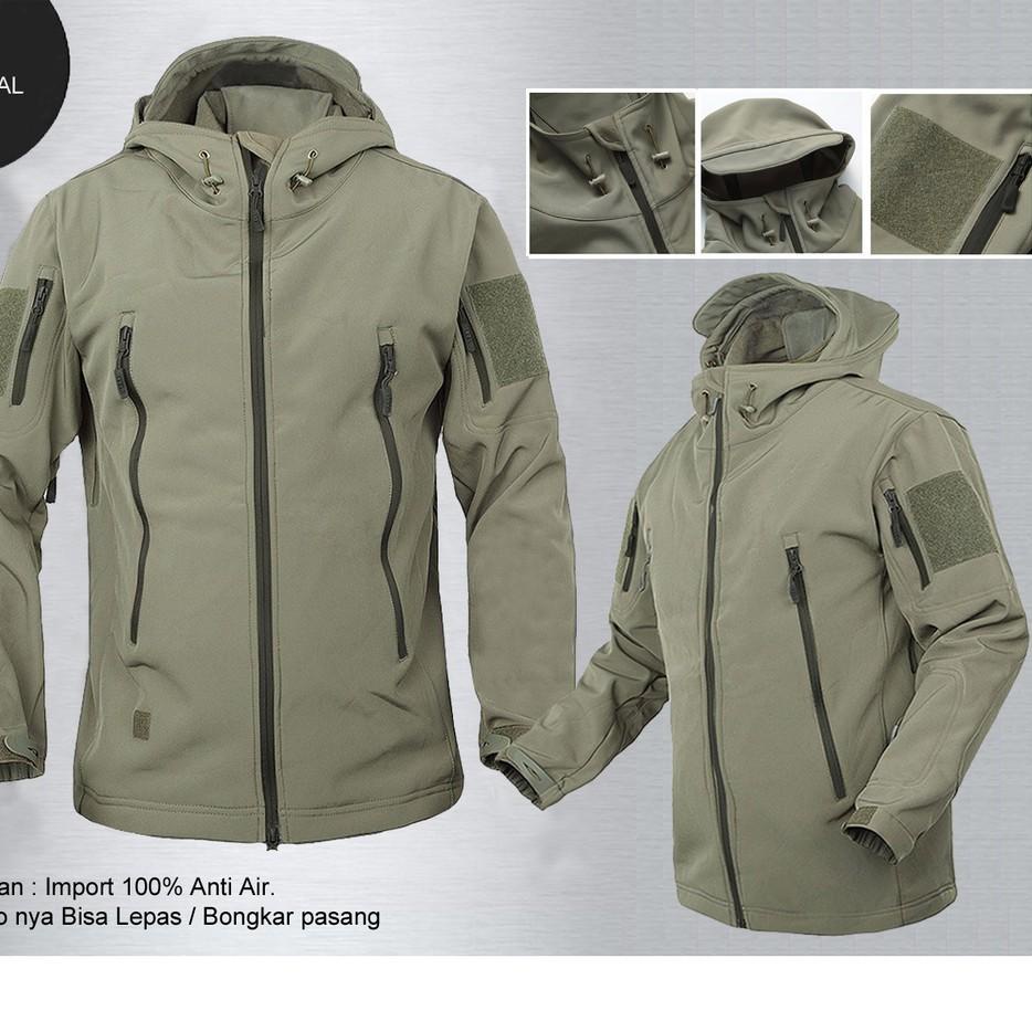 Original Jaket Waterproof Jaket Parasut Jaket Gunung Jaket Parka TAD Revolver Tactical gratis emblem