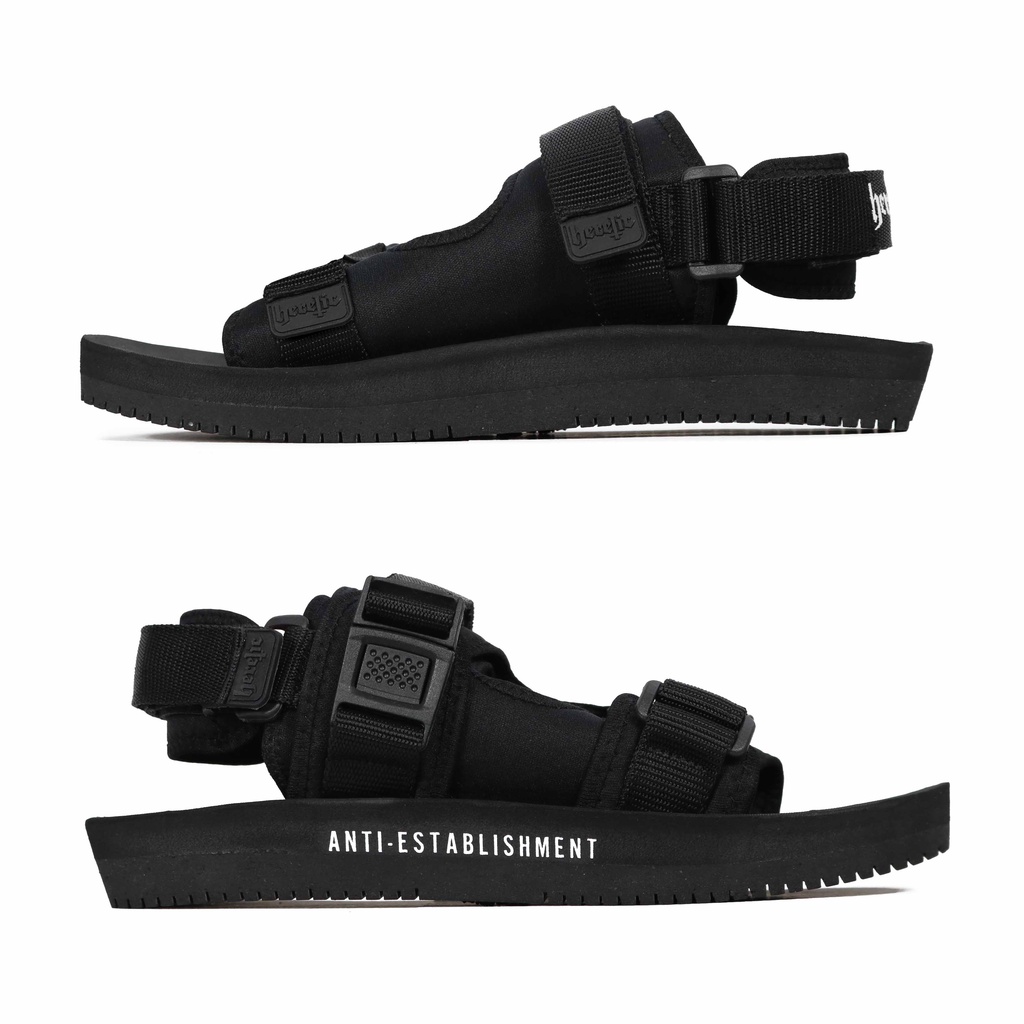 Heretic - Traveling Sandals - Blackout