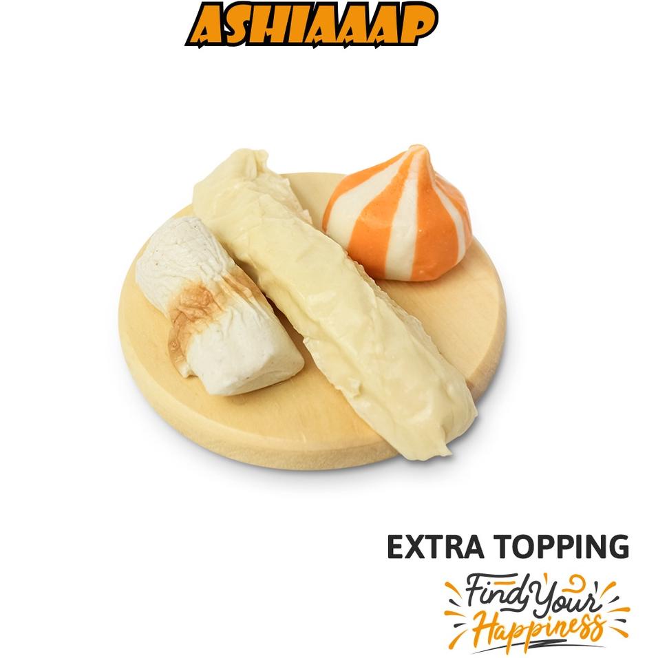 

Jangan Sampai Kehabisan!!!❄️ Ashiaaap Extra Topping Korean Series (Fish Roll, Chikuwa, Dumpling Cheese) Topokki Rabokki Raboki Topoki