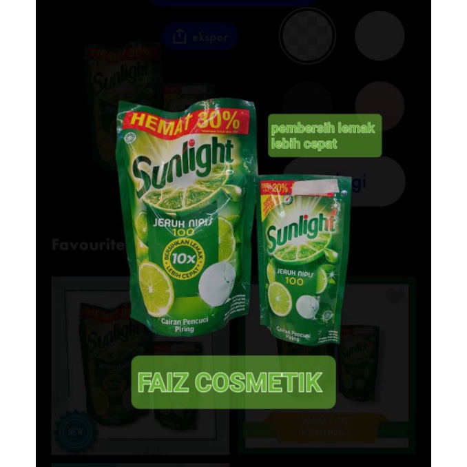 Sunlight Jeruk Nipis Permbersih Lemak Yg Membandel