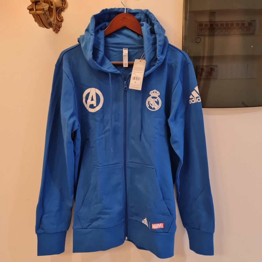 Jaket Hoodie ADIDAS Real Madrid Avengers FZM HU0113 Original 100% BNWT