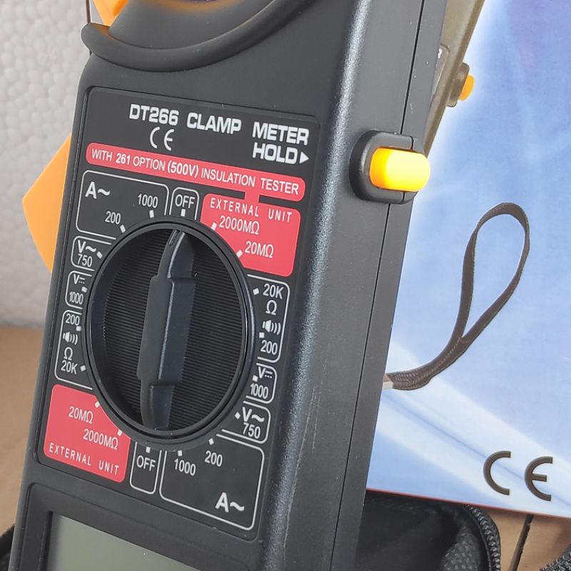 Digital DT266 Digital Clamp Ampere Multimeter Tang Ampere Digital Multitester Tang Amper AVOmeter Clamp Amper