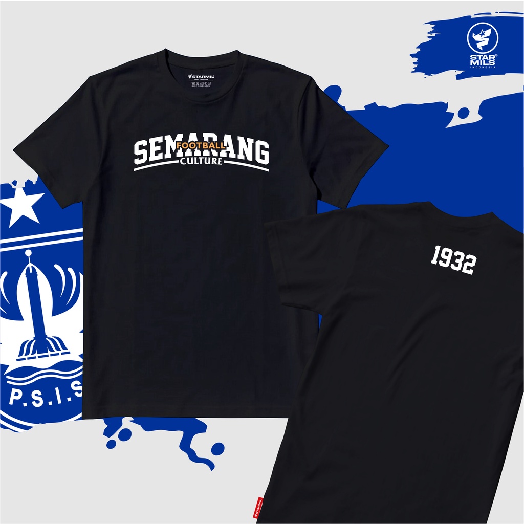 Kaos Psis 1932 Semarang Football Culture Original Fans Pride Casual Awaydays StarmilS 10905A