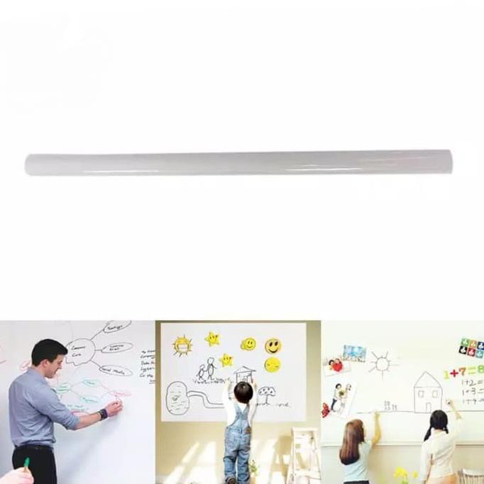 

77 whiteBoar - Stiker papan tulis whiteboard / white board gulung uk. 45 x 200cm WALLPAPER DINDING / WALL STICKER 77