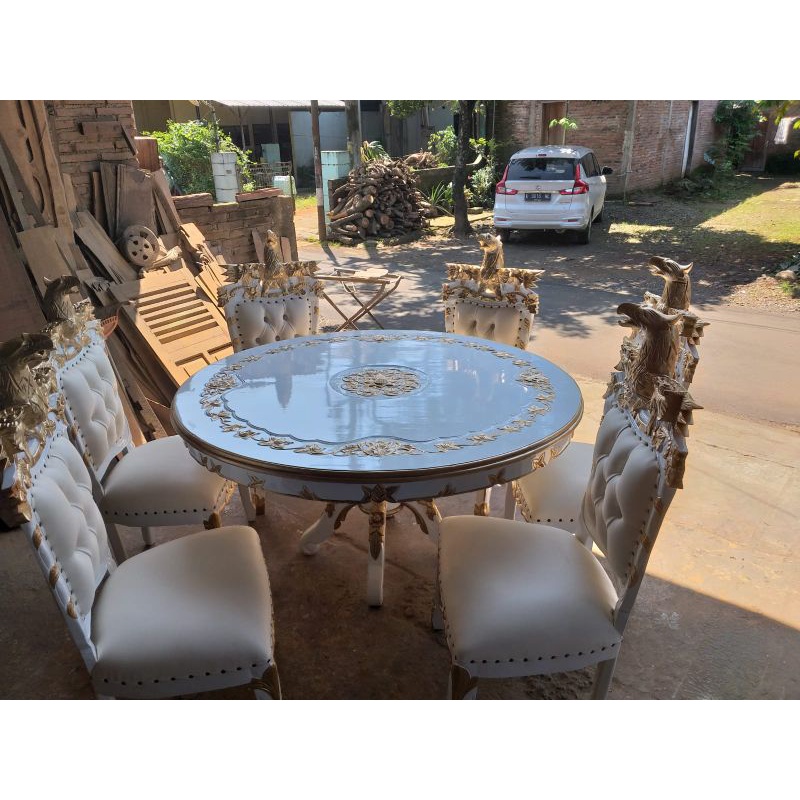 kursi makan jati/kursi mewah/kursi garuda