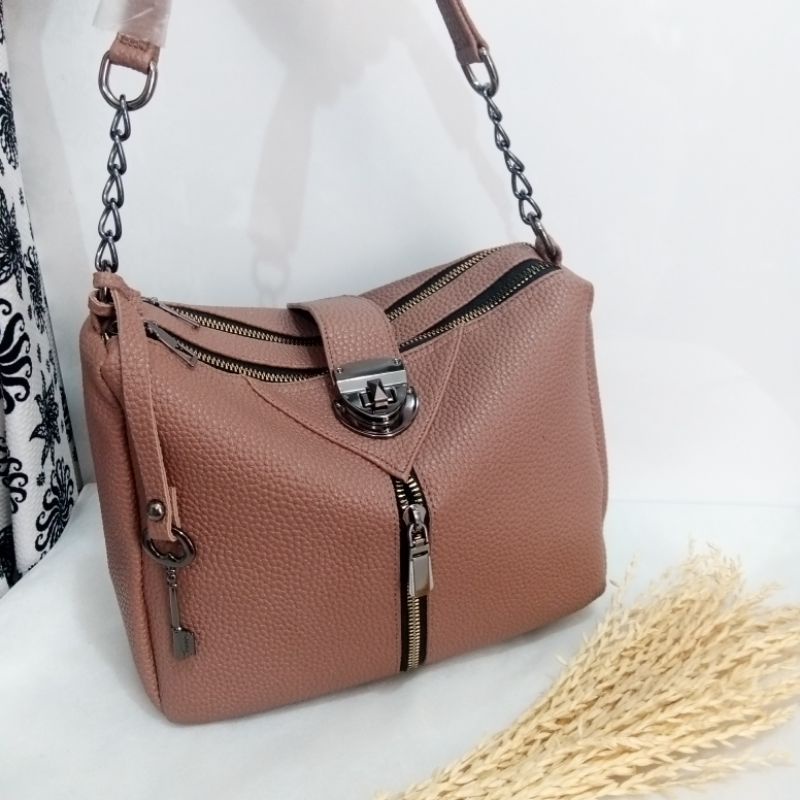 Akaci Tas Selempang Dassy 2 ruang AK 01-6579 Slingbag wanita THR