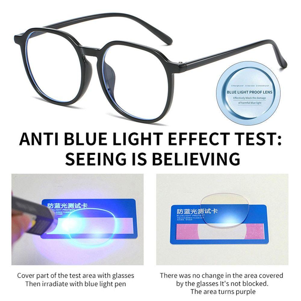 R-flower Anti-Blue Light Kacamata Kantor Portable Tahan Lama Ultra Light Frame