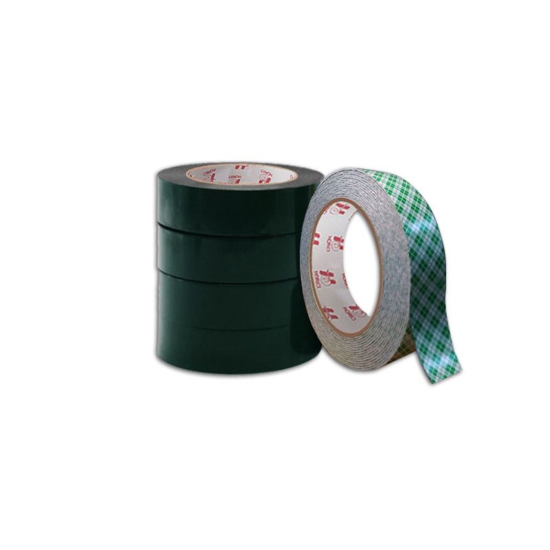 Double Tape Busa 24mm*8Yard Isolasi Double Tape Foam Hijau Batik