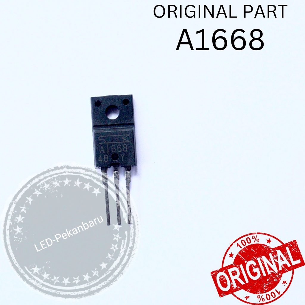 ORIGINAL PART TRANSISTOR 2SA1668 2S A1668 200V 2A ORI