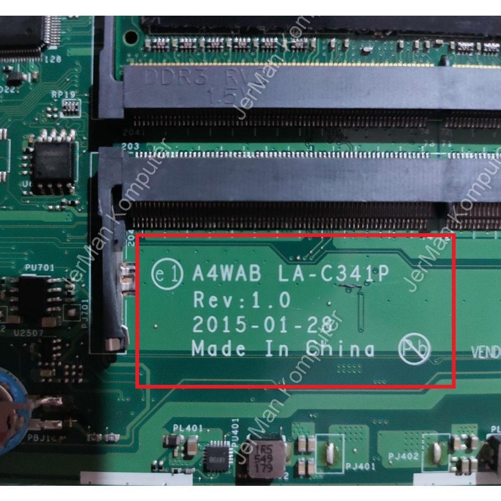 IC BIOS Acer Aspire E5-473 E5-473G E5-473T A4WAB LA-C341P REV 1.0