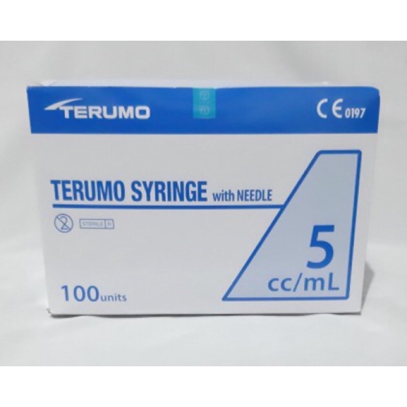 Terumo 5cc / Spuit 5cc / Syringe 5cc 1Box 100% Original