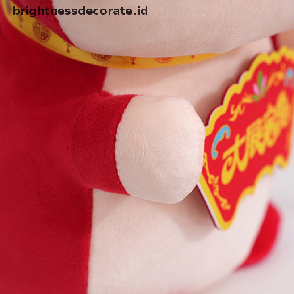 [Birth] 1pc 2023masker Tahun Kelinci Mainan Mewah Natal Tahun Boneka Keberuntungan Rabbit Toy [ID]