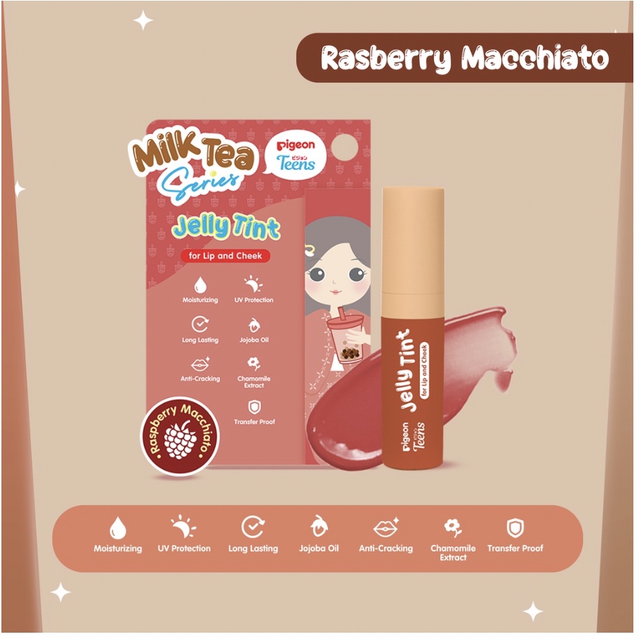 PIGEON TEENS JELLY TINT LIP AND CHEEK MILK TEA SERIES 2.2GR -NJ