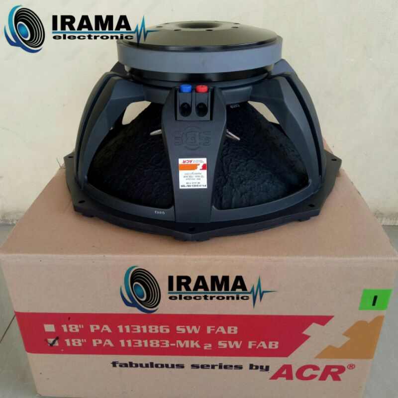 Speaker ACR Fabulous 18 inch PA 113183 MK² SW