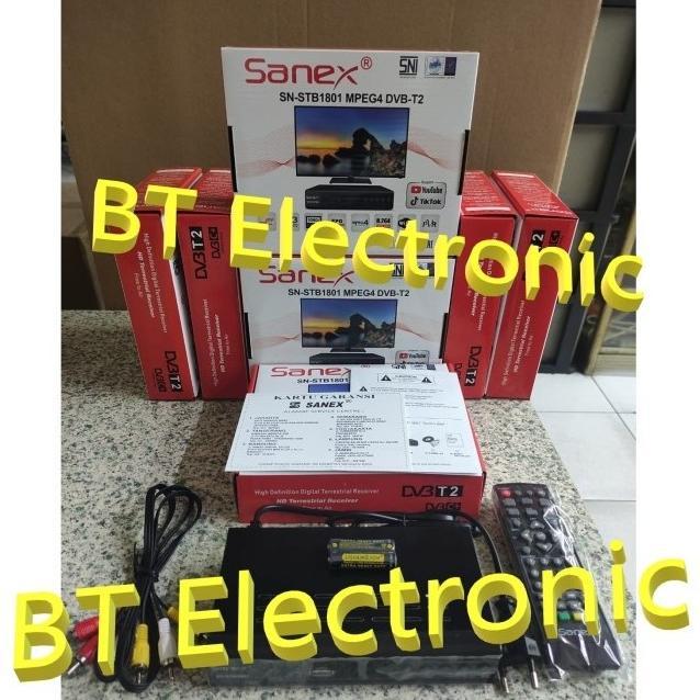 Set Top Box SANEX SN-STB1801 Receiver STB TV Digital DVB-T2 + EWS 1801