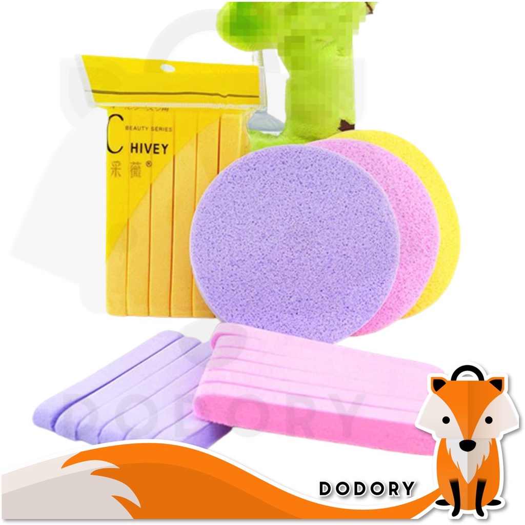 DODORY Sponge Kentang Facial  Spons Facial Stick  Spons Cuci Muka Spons Special Pembersih Muka