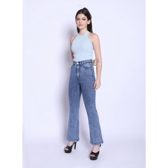 CKEY JEANS Snow Blue Five Pocket Cutbray Jeans