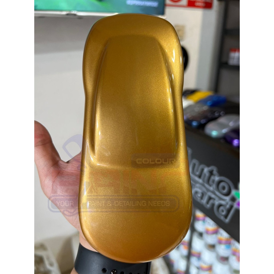 Cat PU BRONZE GOLD Velg Colour 1 LITER | Sample Warna Diton Premium 9816
