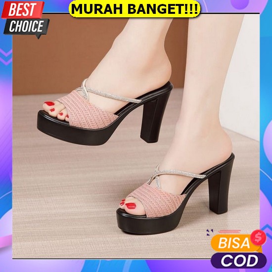 Sandal Wanita Wedges Impor Perempuan Korea Terpopuler Sepatu Style Elegan Premium Branded Tinggi 202