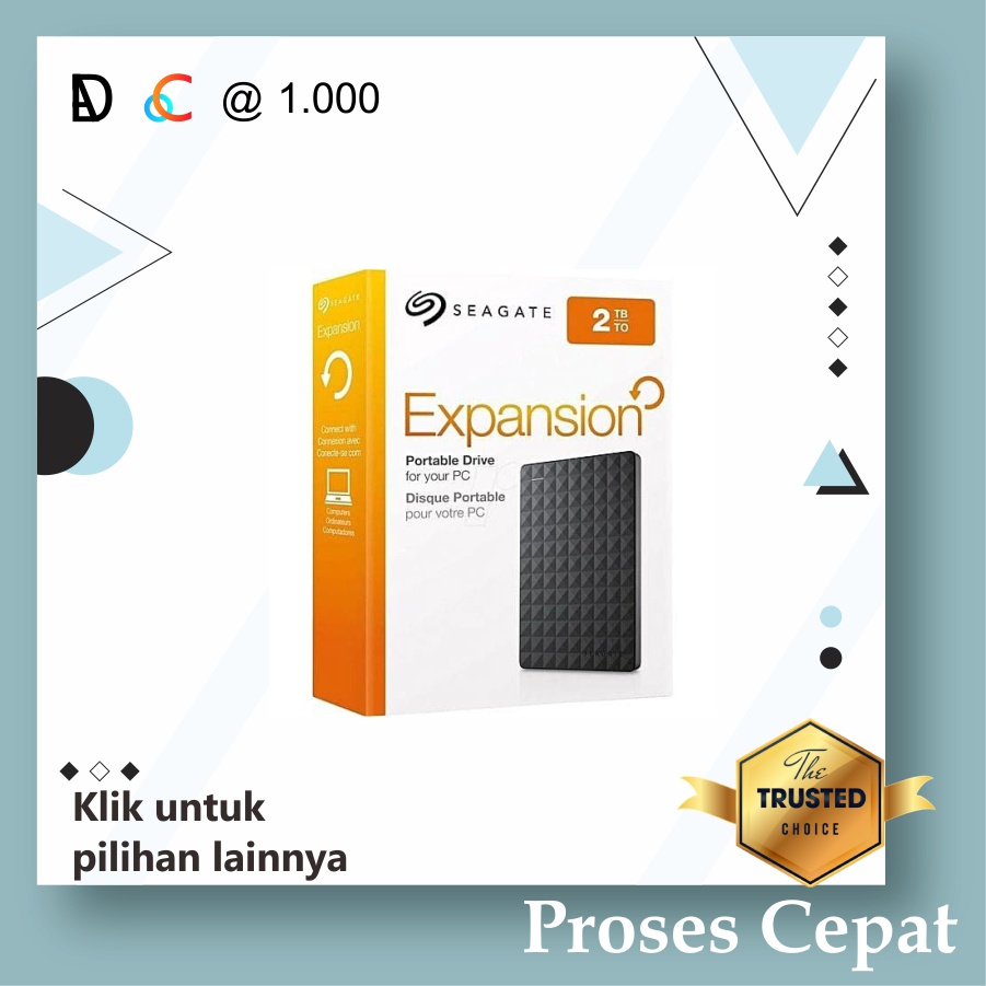 Hard Disk External Seagate Expansion 2TB