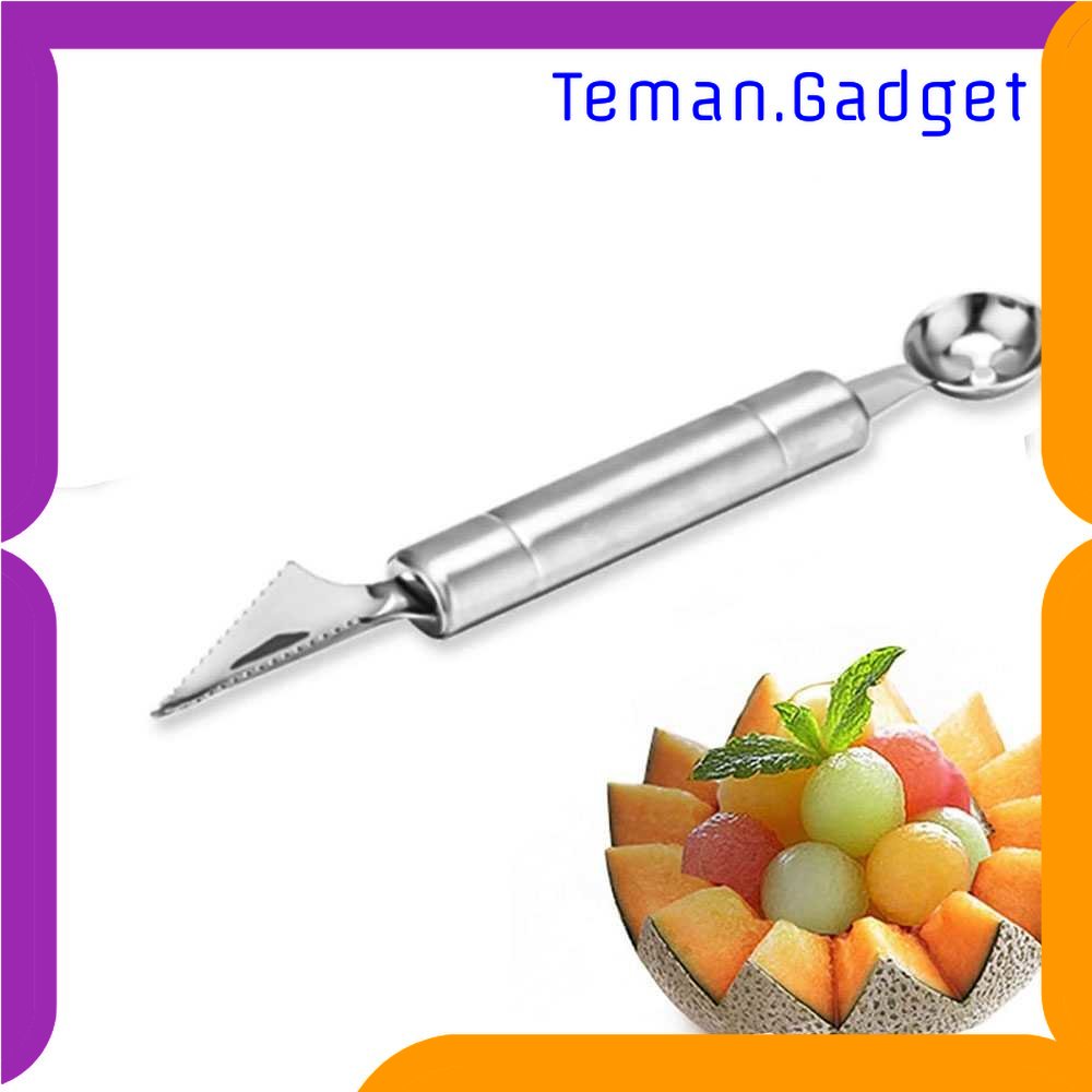 TG - DPR Walfos Sendok Pengupas Buah Salad Double-headed Fruit Spoon - WYV737