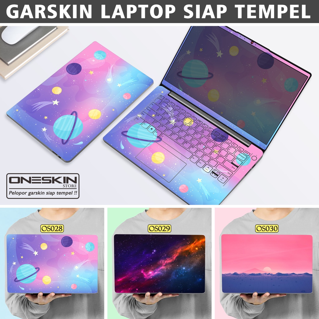 Garskin Sticker Laptop Protector Macbook Full Body Bottom Bezel Palmrest Skin Space Planet