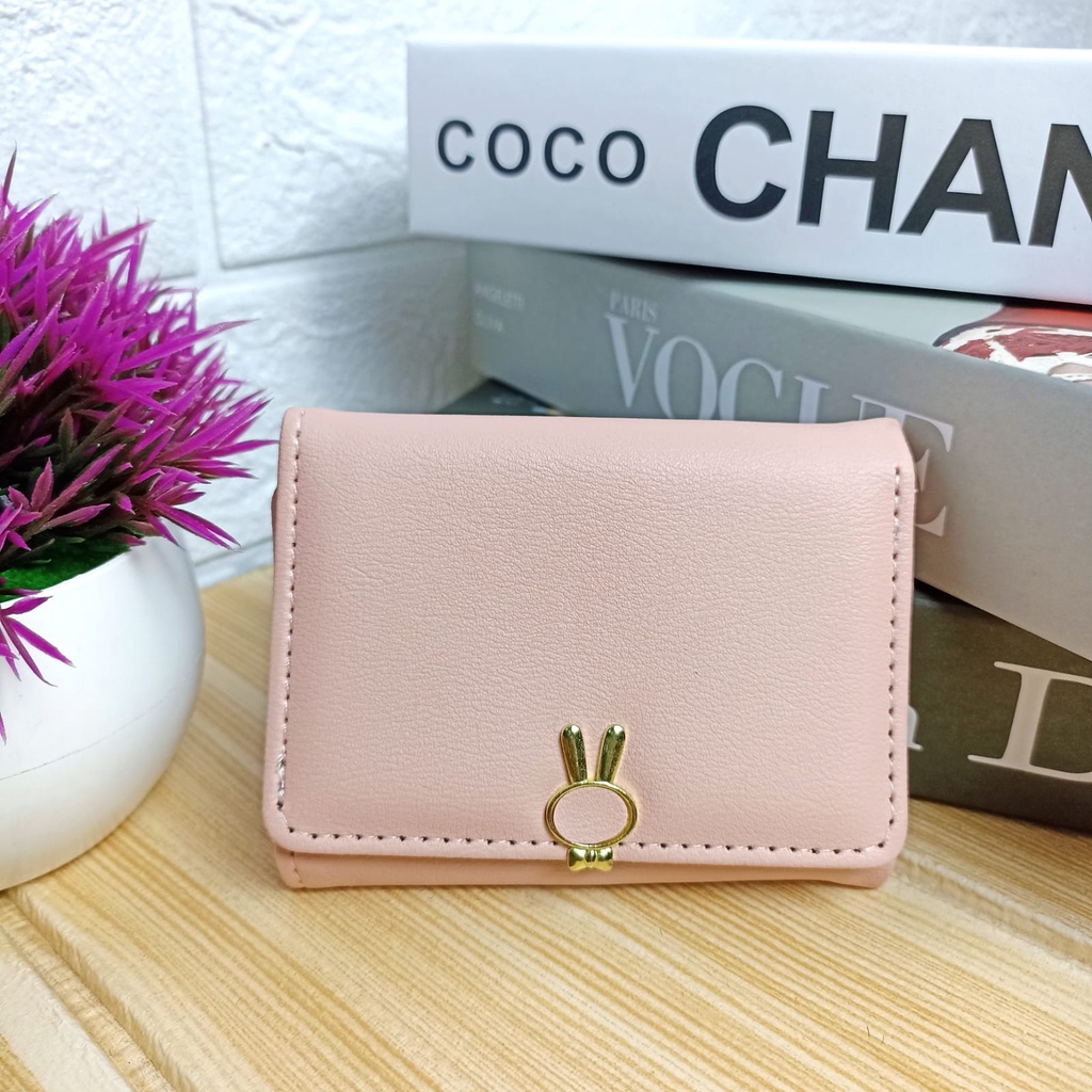 CYS Dompet Lipat Wanita Dompet Wanita Elegan Dompet Lipat Mini Import Fashion Style Korean Murah D77