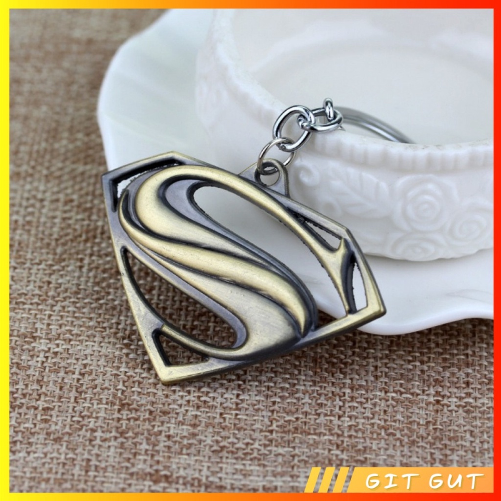 Keychain Gantungan Kunci Superman S Symbol Logo