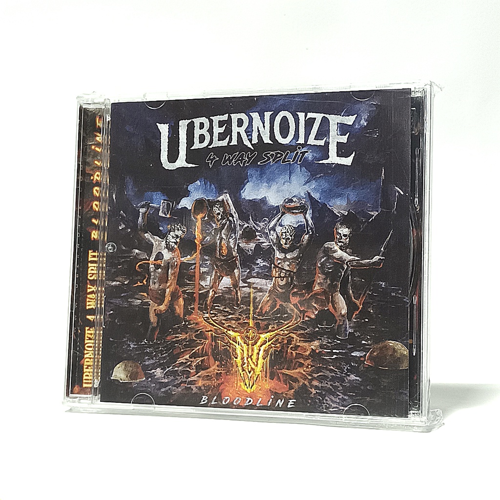 CD Various Ubernoize Bloodline 4 Way Split Jasad Forgotten Beside Disinfected