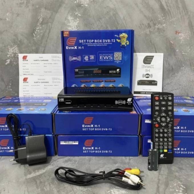 SET TOP BOX TV DIGITAL EVINIX H-1 - Dvbt2 STB receiver TV