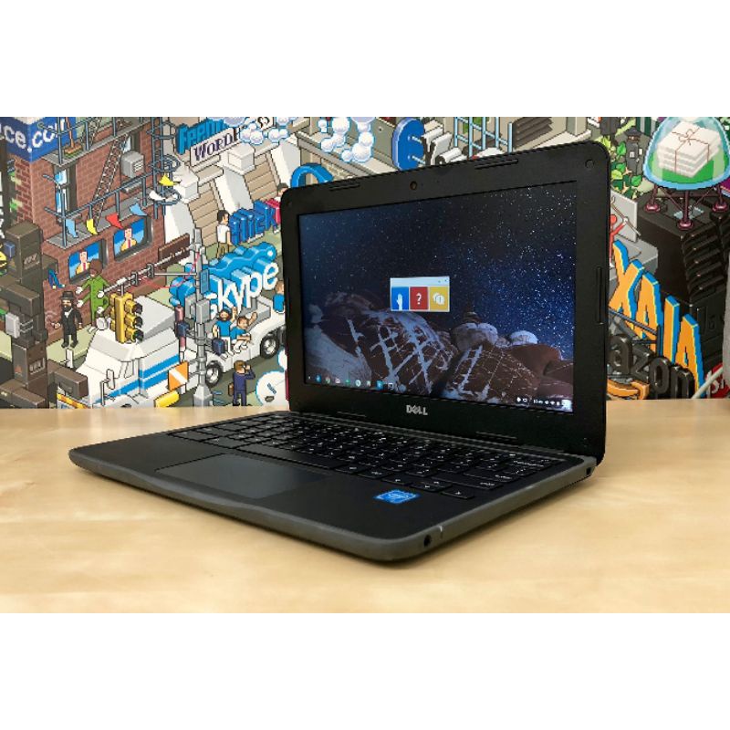 laptop murah dell chromebook 3180 second original OS windows
