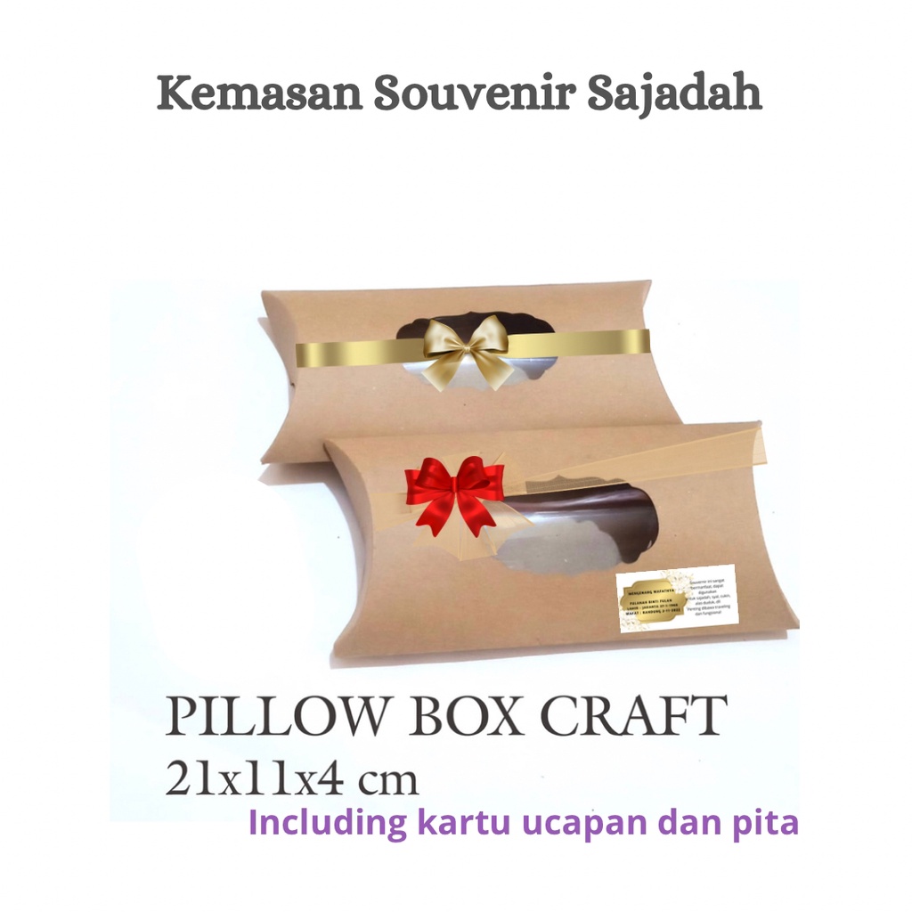 

Kemasan Souvenir Sajadah Kado 40 harian