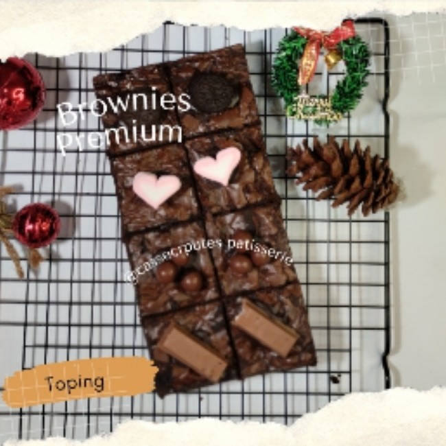 

Hampers Natal Unik /Hampers/ Brownies Fudgy/ Brownies Natal