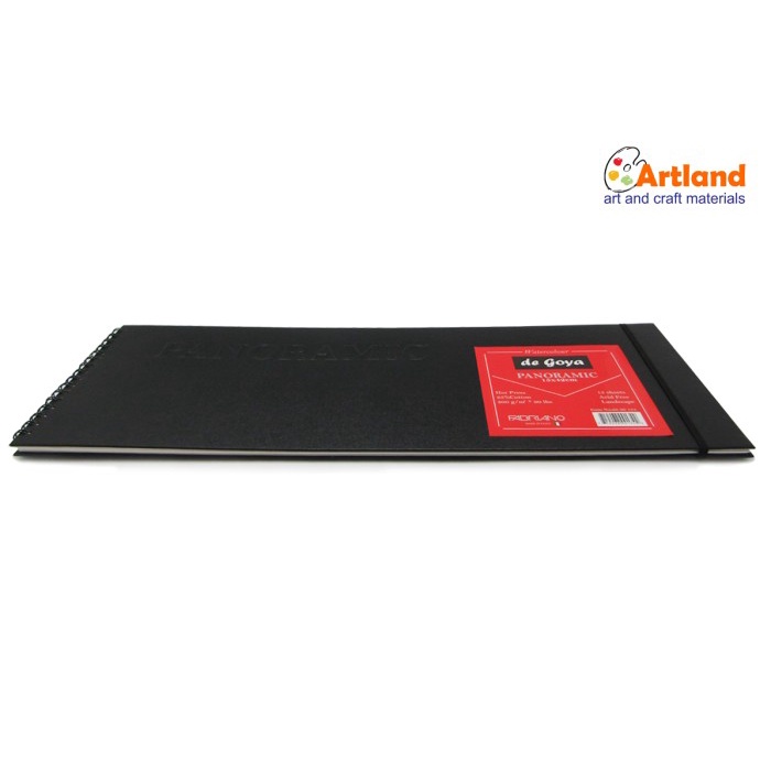 

De Goya Spiral Watercolour Pad Panoramic Hot Press 200gsm – 25 Sheets