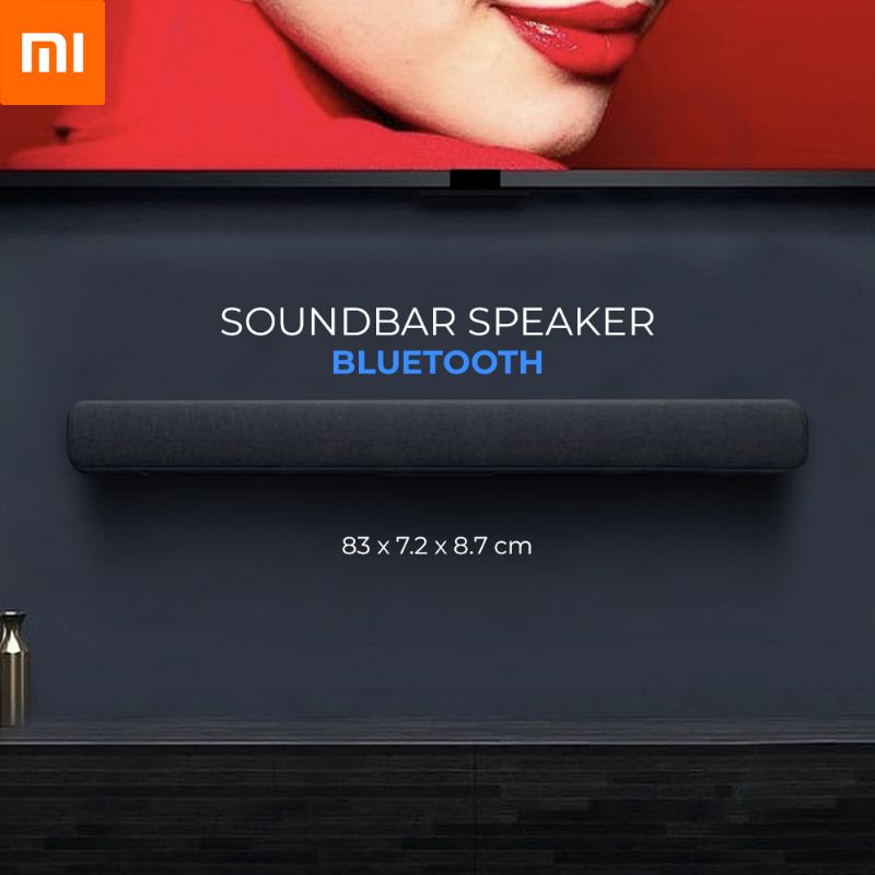Xiaomi Mi Soundbar Speaker Bluetooth Home Theater 33 Inch - Black