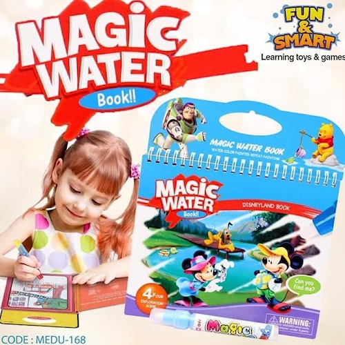 

Magic Water Book Buku Menggambar Multi Warna Buku Cat Air
