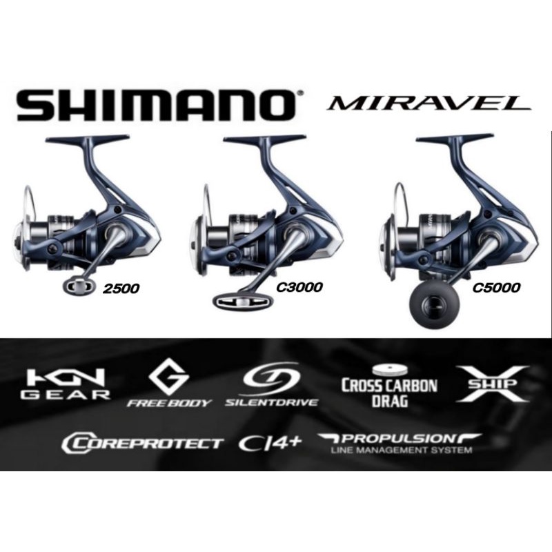 Reel SHIMANO MIRAVEL 2500HG Power Handle