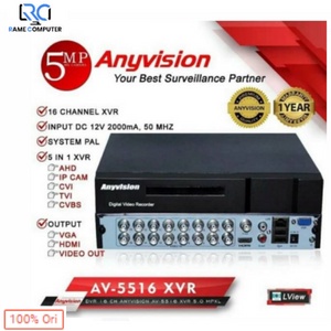 DVR ANYVISION 16 CHANNEL XVR 5MP