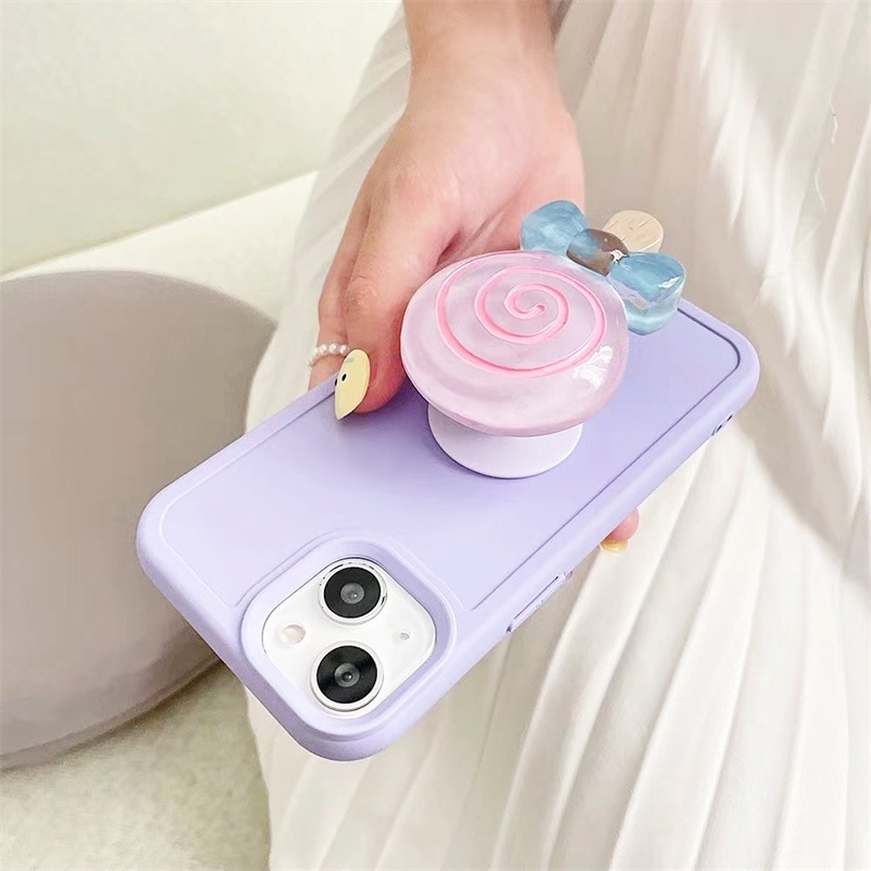 Ins Popsocket Hp / Smartphone Motif Es Krim / Lolipop