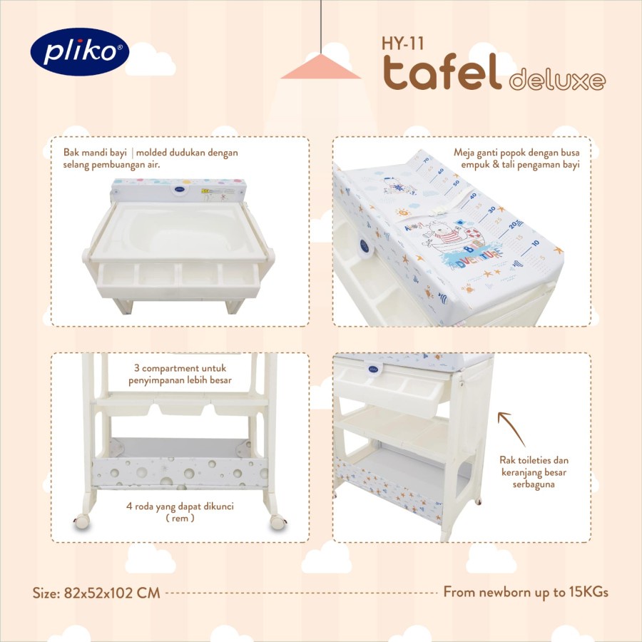 Baby Tafel / Tempat Mandi Bayi Pliko HY 11