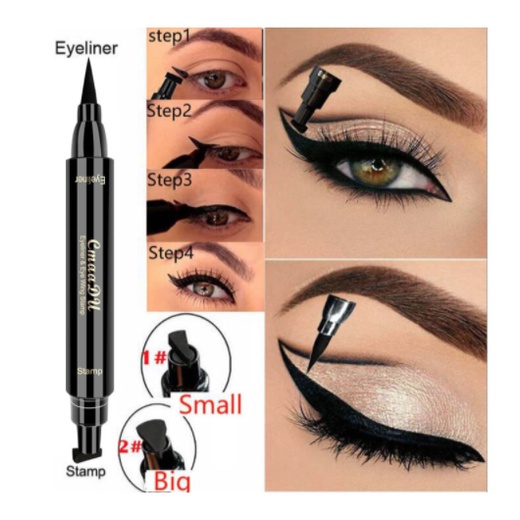 Eyeliner CM*AADU 2 IN 1 WATERPROOF STAMP