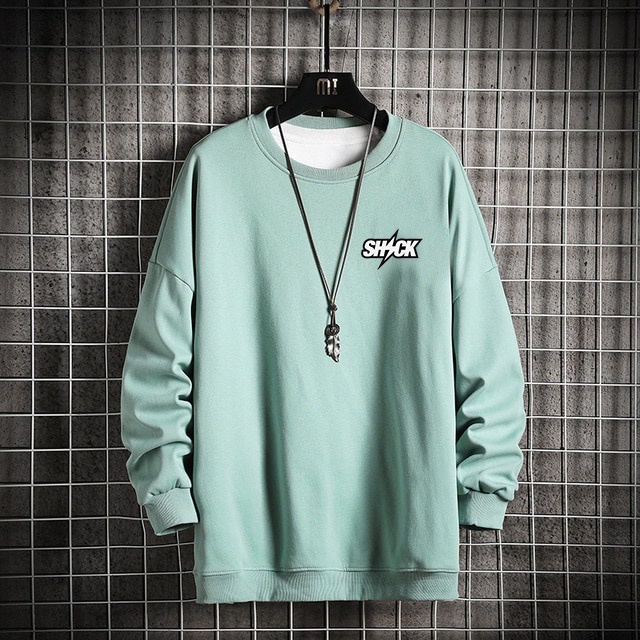Sweatshirt Basic SHCK II Sweater Crewneck Print DTF II Size M - XL Anak &amp; Dewasa ( Pria &amp; Wanita )