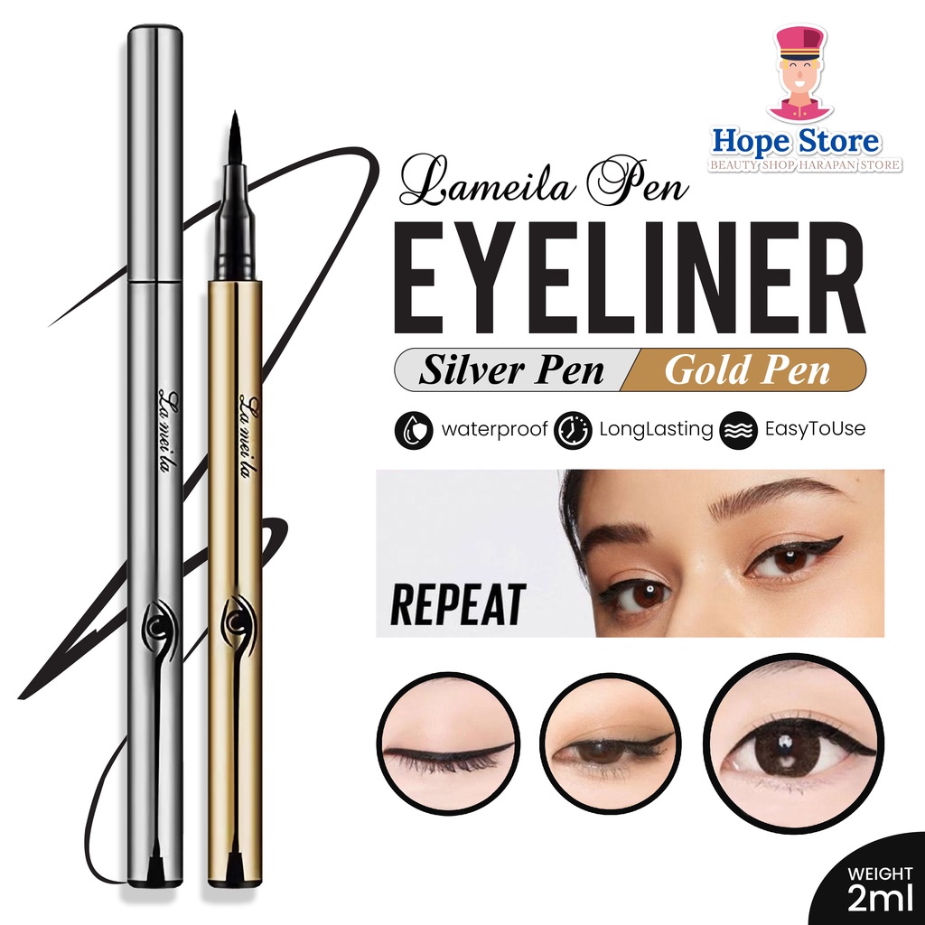 Hope Store Lameila Eyeliner Liquid ORIGINAL Anti Air &amp; Keringat