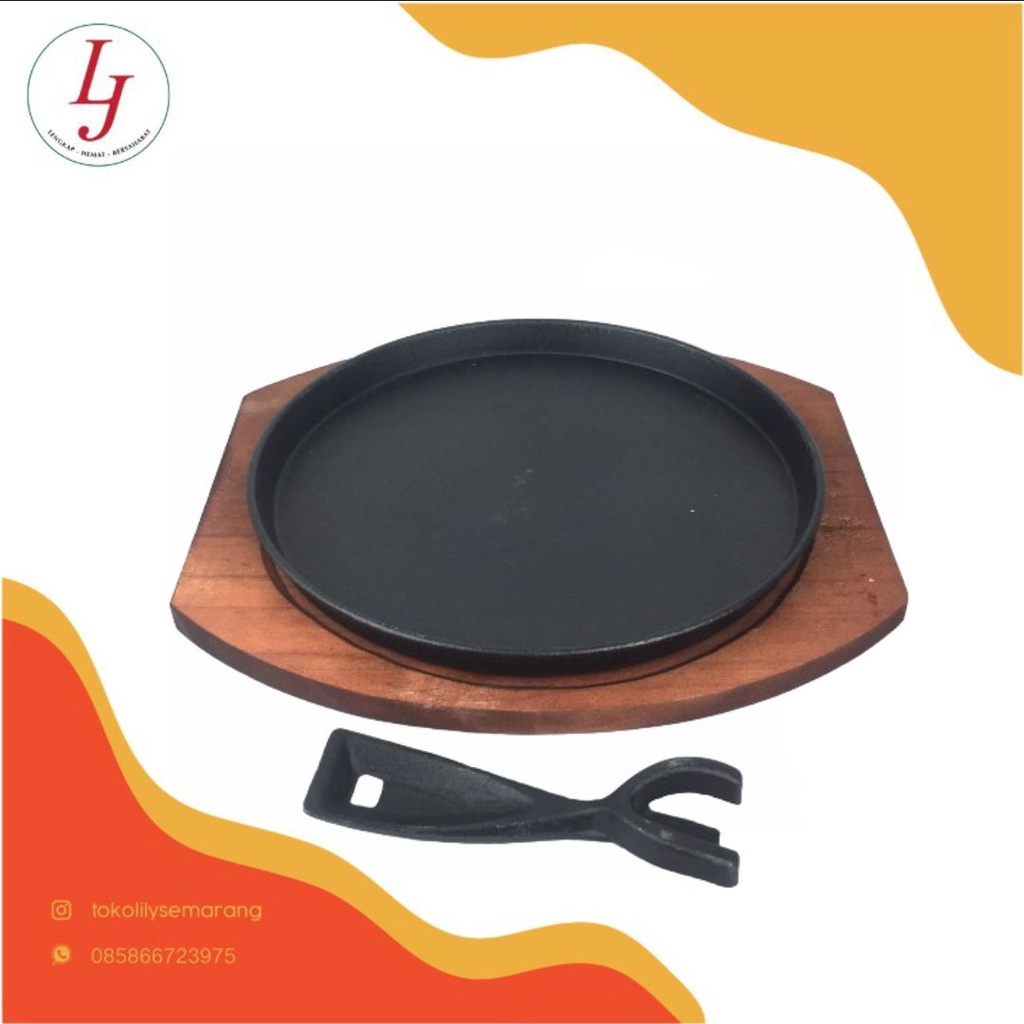 Steak Hot Plate Bulat