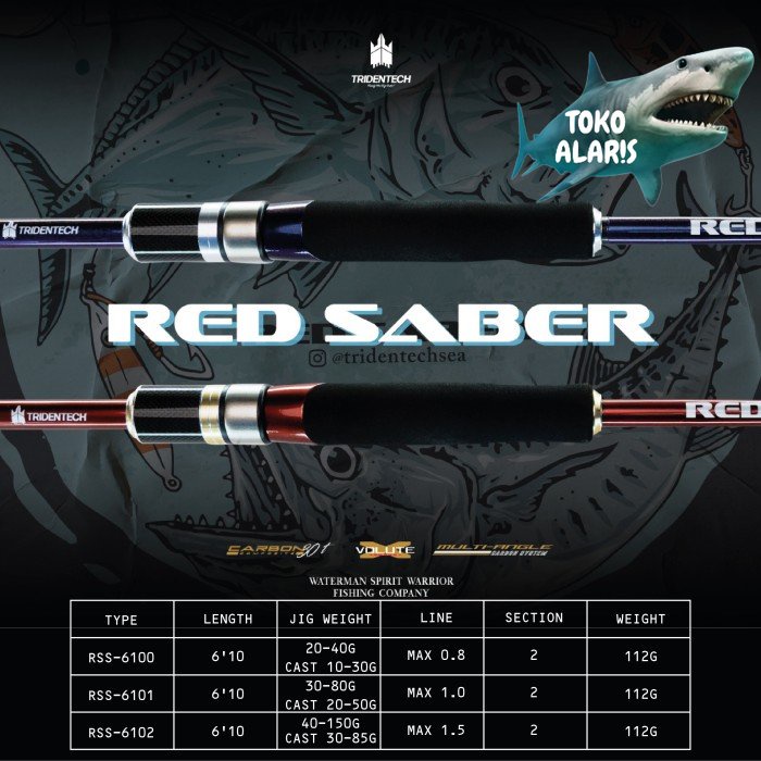 Joran Tridentech Red Saber - RSS-6100