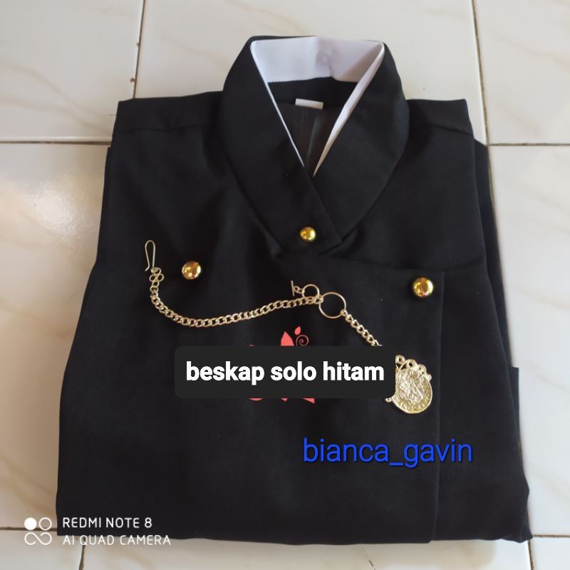 Beskap Solo Hitam JUMBO / Beskap Among